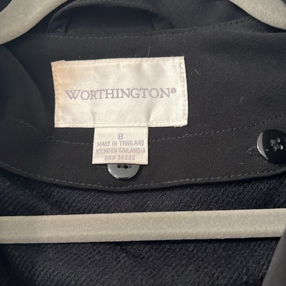Worthington Hooded Removable Lining All Weather Coat 8 - Picture 2 of 7